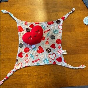 Little Sleepies LS Red Conversation Heart Bamboo Lovey